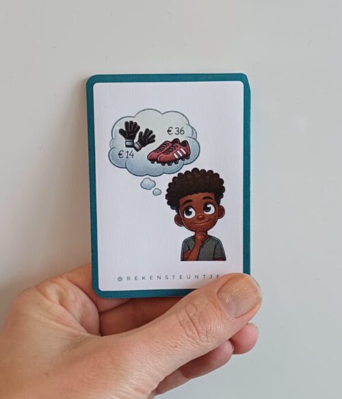 Quizkaart verhaalsommen midden groep 4 Quizkaarten verhaalsommen (midden groep 4)