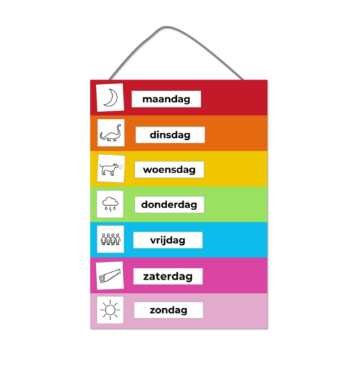 knutsel je eigen weekkalender voor peuters en kleuters (diy)