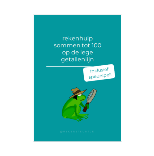 rekensteuntje rekenhulp - rekenen tot 100 op de lege getallenlijn sommen tot 100 oefenen lege getallenlijn werkblad