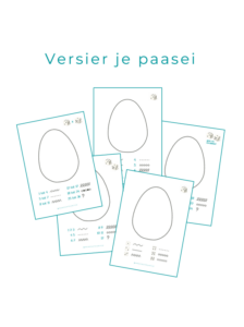 Dobbelspel versier je paasei – op 5 niveaus!
