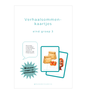 Quizkaarten verhaalsommen (eind groep 3)