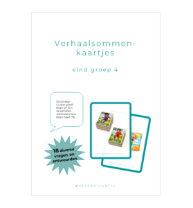 Quizkaarten verhaalsommen (eind groep 4)
