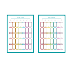 Zomerkalender XL 2026